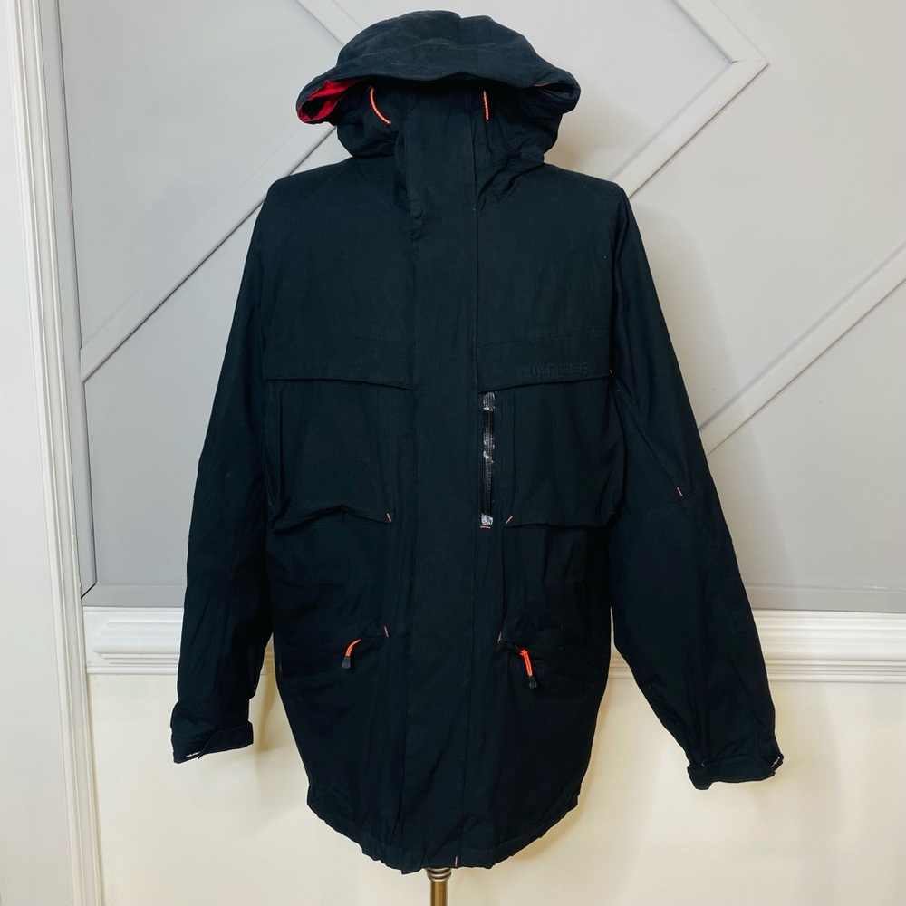 Tommy Hilfiger US Ski Team Vintage Insulated Mountain Parka Jacket Men's Medium